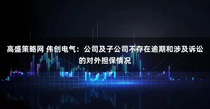 高盛策略网 伟创电气：公司及子公司不存在逾期和涉及诉讼的对外担保情况